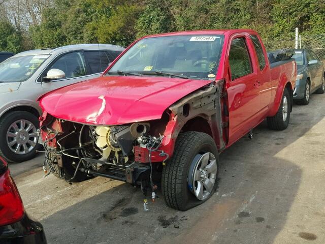 1N6AD0CW9BC411677 - 2011 NISSAN FRONTIER S RED photo 2