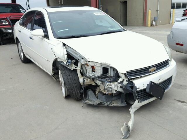 2G1WU583X81333101 - 2008 CHEVROLET IMPALA LTZ WHITE photo 1