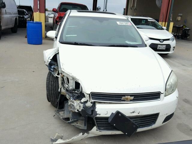 2G1WU583X81333101 - 2008 CHEVROLET IMPALA LTZ WHITE photo 9