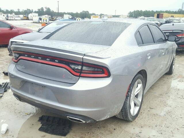 2C3CDXCT5GH186323 - 2016 DODGE CHARGER R/ SILVER photo 4