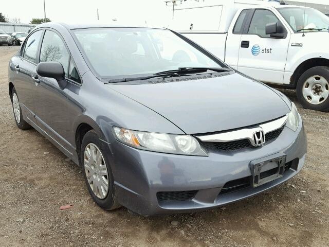 2HGFA1E34AH544550 - 2010 HONDA CIVIC VP GRAY photo 1