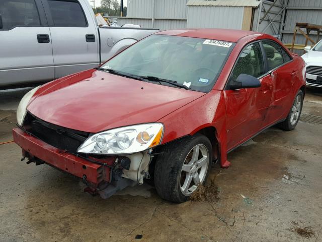 1G2ZG58N974240915 - 2007 PONTIAC G6 BASE RED photo 2