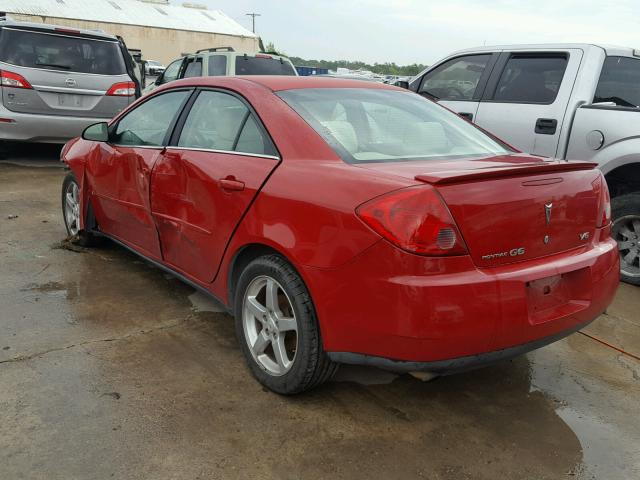 1G2ZG58N974240915 - 2007 PONTIAC G6 BASE RED photo 3