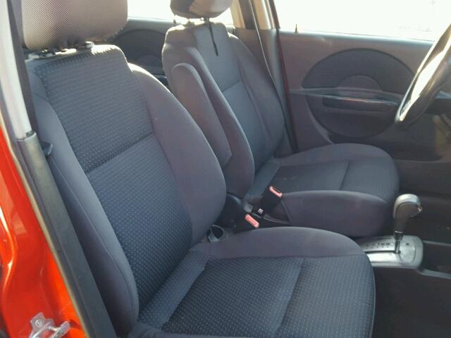 KL1TD66698B261425 - 2008 CHEVROLET AVEO BASE 红色 照片 5