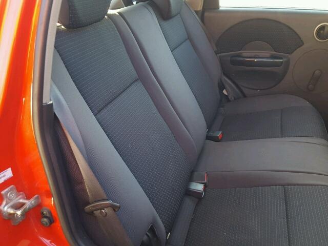 KL1TD66698B261425 - 2008 CHEVROLET AVEO BASE 红色 照片 6