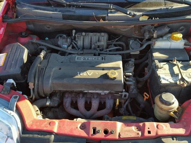 KL1TD66698B261425 - 2008 CHEVROLET AVEO BASE 红色 照片 7