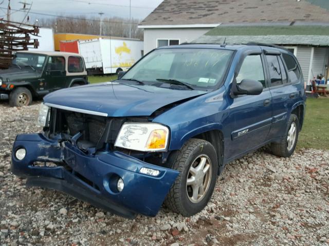 1GKDT13S152164594 - 2005 GMC ENVOY BLUE photo 2