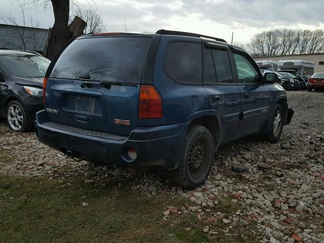 1GKDT13S152164594 - 2005 GMC ENVOY BLUE photo 4