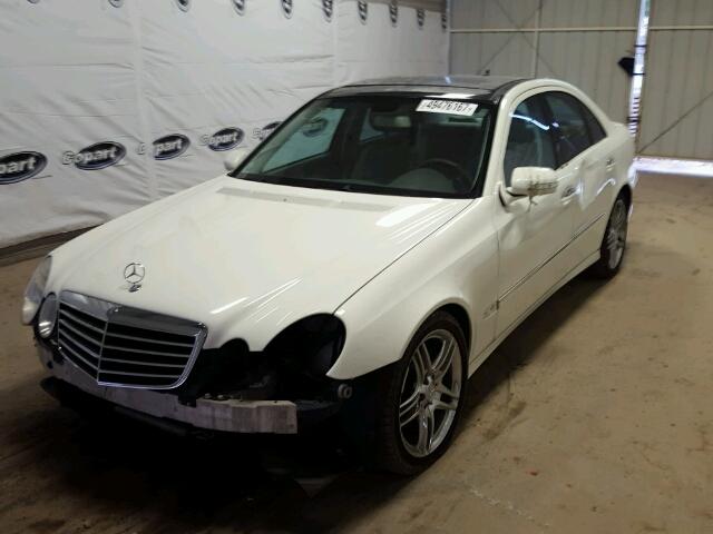 WDBUF56XX8B249826 - 2008 MERCEDES-BENZ E 350 WHITE photo 9