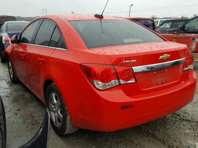 1G1PE5SB4G7187524 - 2016 CHEVROLET CRUZE LIMI RED photo 3