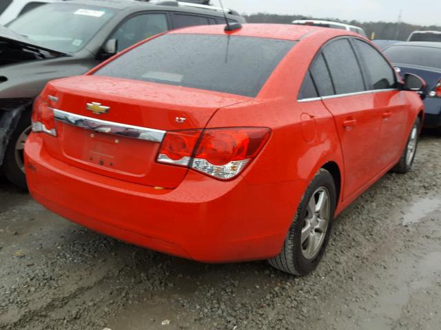 1G1PE5SB4G7187524 - 2016 CHEVROLET CRUZE LIMI RED photo 4