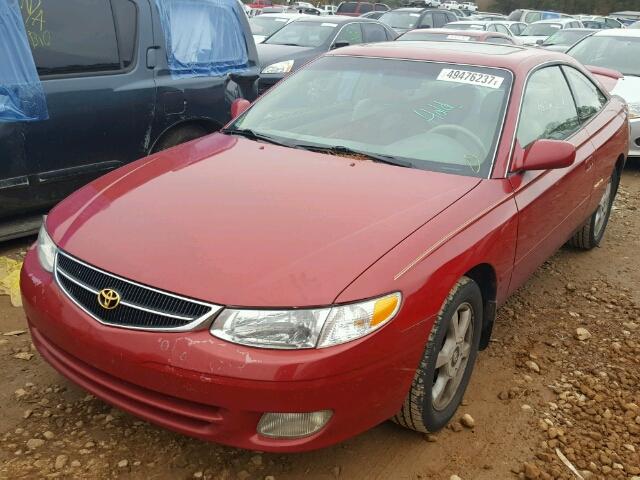 2T1CF28P7XC237819 - 1999 TOYOTA CAMRY SOLA RED photo 2
