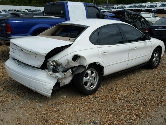 1FAFP53U96A109793 - 2006 FORD TAURUS SE WHITE photo 4