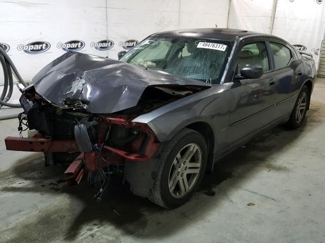 2B3LA53H26H305482 - 2006 DODGE CHARGER R/ GRAY photo 2