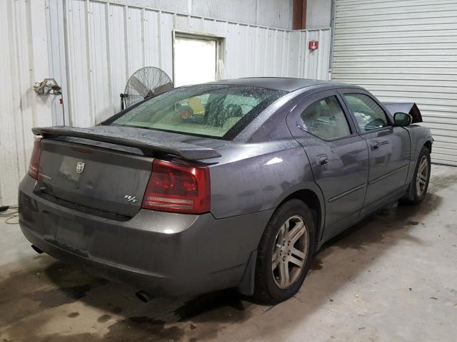 2B3LA53H26H305482 - 2006 DODGE CHARGER R/ GRAY photo 4