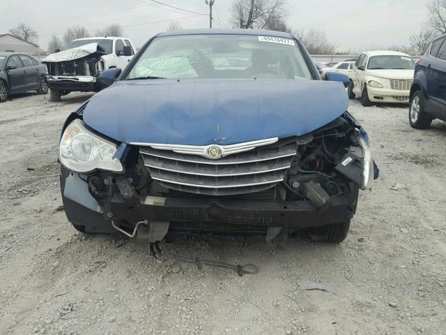 1C3LC56B29N554591 - 2009 CHRYSLER SEBRING TO BLUE photo 9