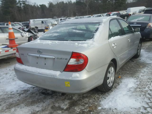 4T1BE32K84U861933 - 2004 TOYOTA CAMRY LE GRAY photo 4