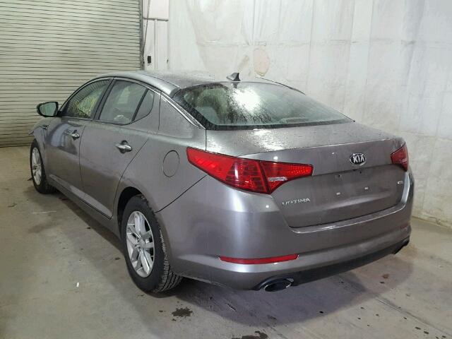 5XXGM4A78DG146592 - 2013 KIA OPTIMA LX GRAY photo 3