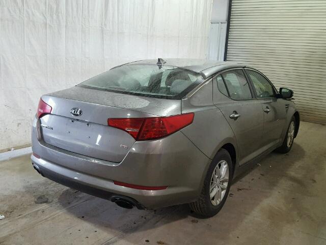 5XXGM4A78DG146592 - 2013 KIA OPTIMA LX GRAY photo 4