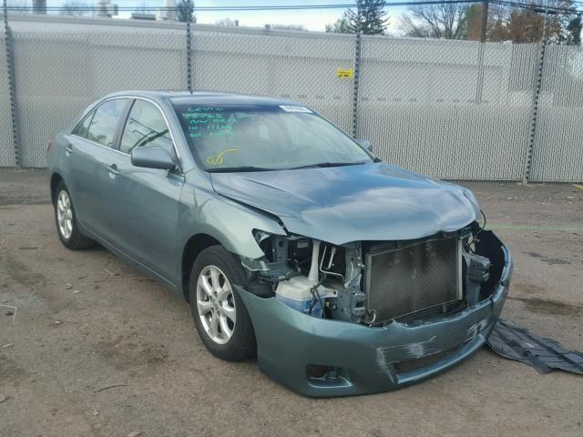 4T1BF3EK8BU634277 - 2011 TOYOTA CAMRY BASE GREEN photo 1
