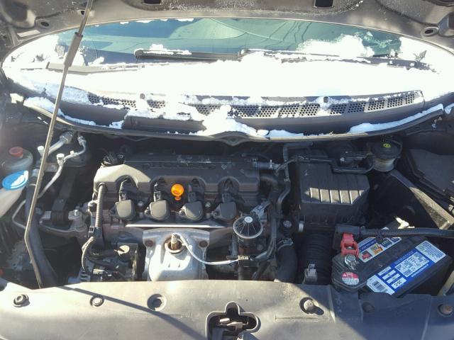 2HGFG12637H548272 - 2007 HONDA CIVIC LX BLACK photo 7