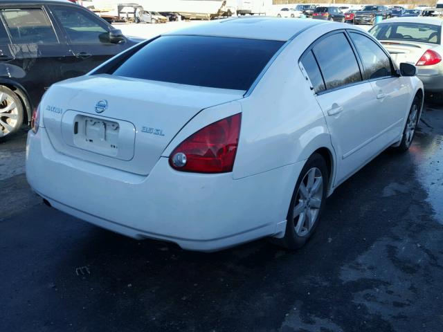 1N4BA41E44C802701 - 2004 NISSAN MAXIMA SE WHITE photo 4