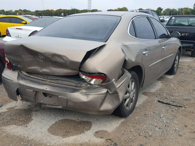 2G4WD582371194549 - 2007 BUICK LACROSSE C BROWN photo 4