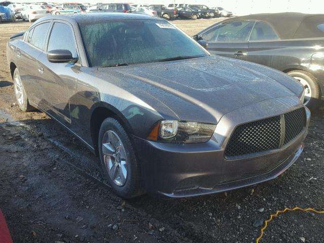 2C3CDXBG4EH344586 - 2014 DODGE CHARGER SE GRAY photo 1