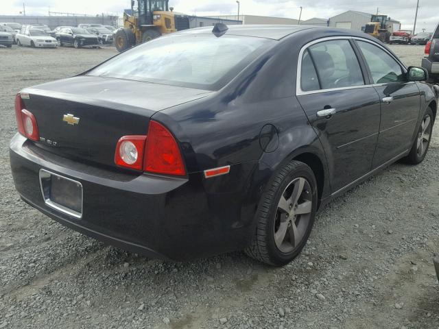 1G1ZC5E04CF145198 - 2012 CHEVROLET MALIBU 1LT BLACK photo 4