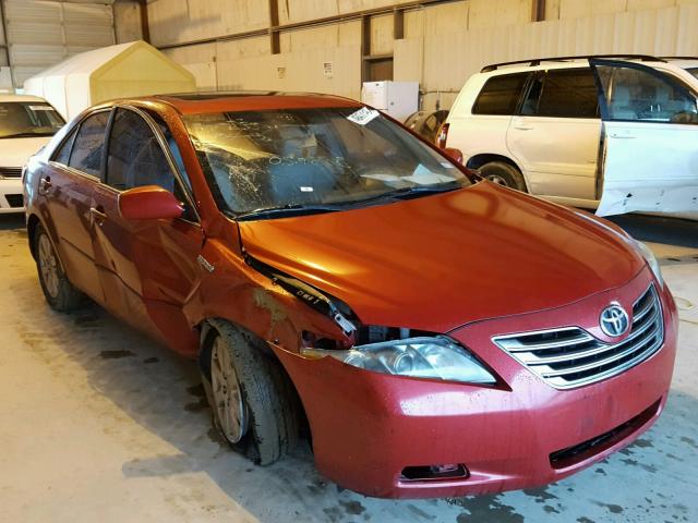 4T1BB46K48U059006 - 2008 TOYOTA CAMRY HYBR RED photo 1