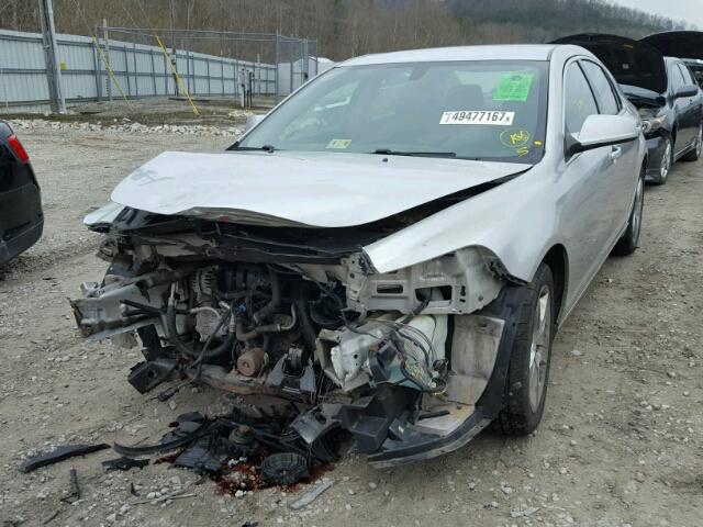 1G1ZC5EB4AF283242 - 2010 CHEVROLET MALIBU 1LT 银色 照片 2
