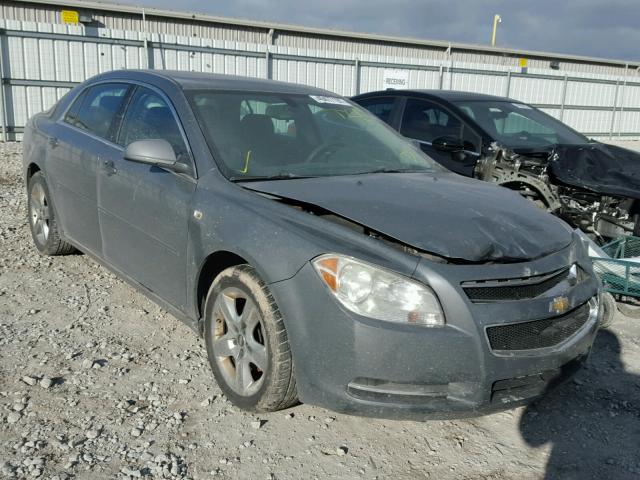 1G1ZH57B58F154922 - 2008 CHEVROLET MALIBU 1LT GRAY photo 1