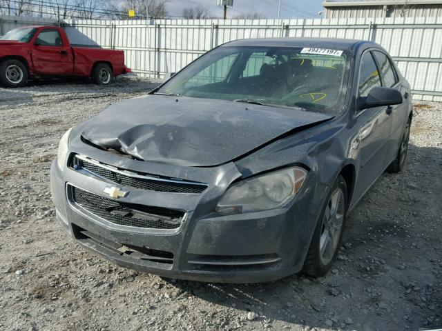 1G1ZH57B58F154922 - 2008 CHEVROLET MALIBU 1LT GRAY photo 2