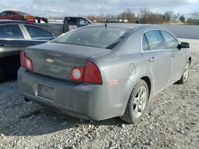 1G1ZH57B58F154922 - 2008 CHEVROLET MALIBU 1LT GRAY photo 4