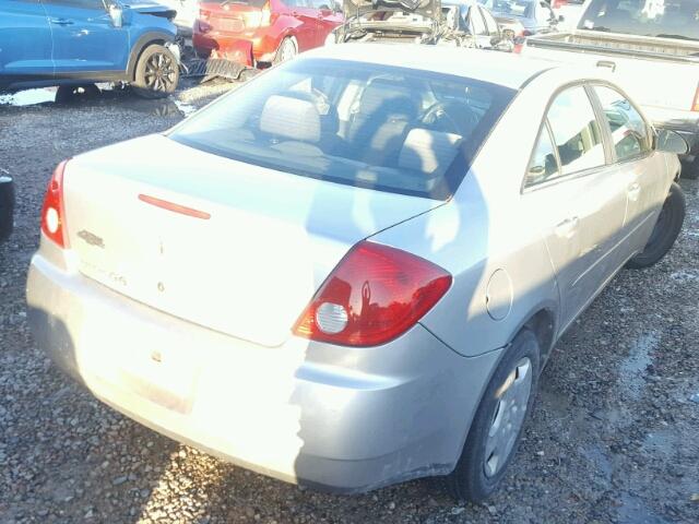 1G2ZG558864261834 - 2006 PONTIAC G6 SE1 SILVER photo 4