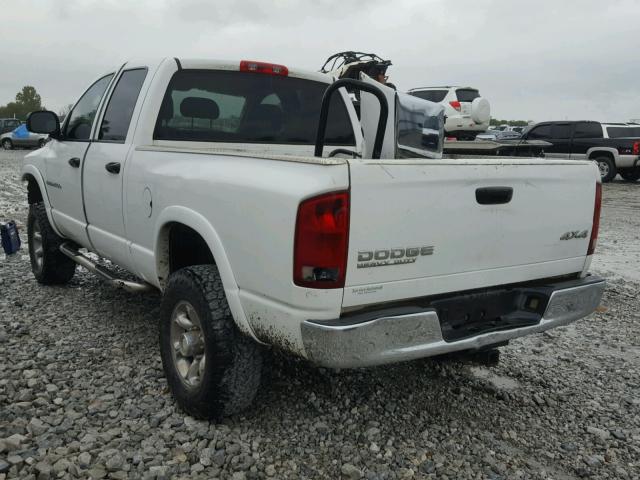 3D7KU28C34G120387 - 2004 DODGE RAM 2500 S თეთრი ფოტო 3