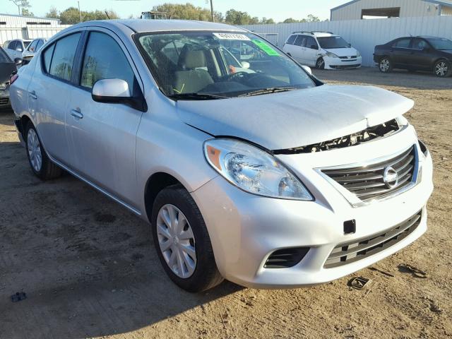 3N1CN7AP1DL888269 - 2013 NISSAN VERSA S SILVER photo 1