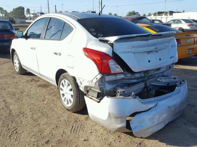 3N1CN7AP1DL888269 - 2013 NISSAN VERSA S SILVER photo 3