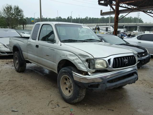 5TESM92N34Z403485 - 2004 TOYOTA TACOMA XTR SILVER photo 1