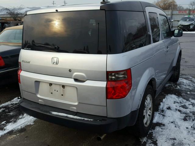 5J6YH28756L022571 - 2006 HONDA ELEMENT EX SILVER photo 4