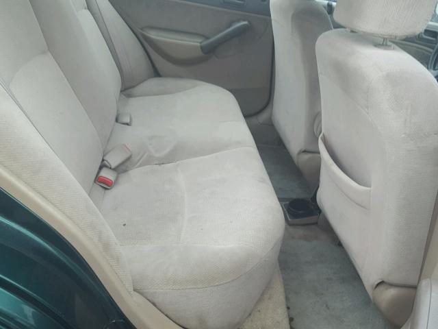 2HGES267X1H615850 - 2001 HONDA CIVIC EX 绿色 照片 6