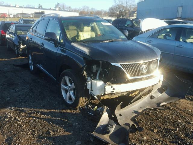 2T2BK1BA5AC048871 - 2010 LEXUS RX 350 BLACK photo 1