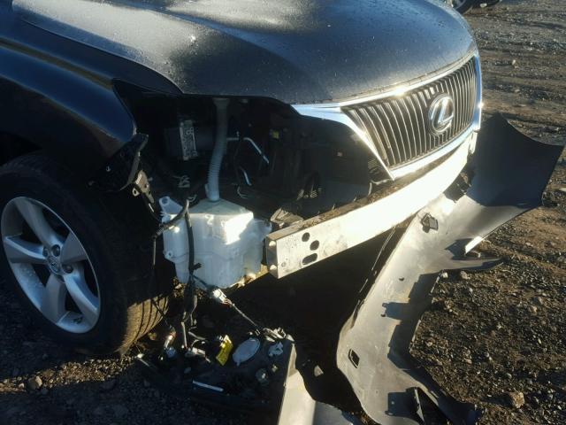 2T2BK1BA5AC048871 - 2010 LEXUS RX 350 BLACK photo 9