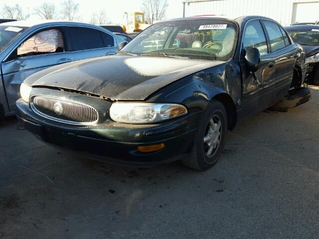 1G4HR54K61U244243 - 2001 BUICK LESABRE LI GREEN photo 2