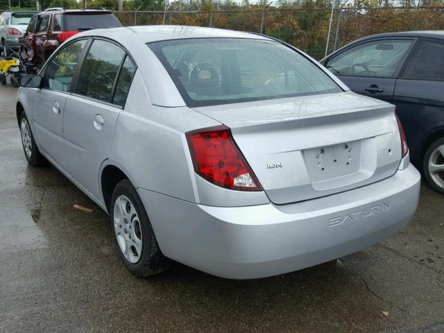 1G8AJ52F44Z221886 - 2004 SATURN ION LEVEL SILVER photo 3