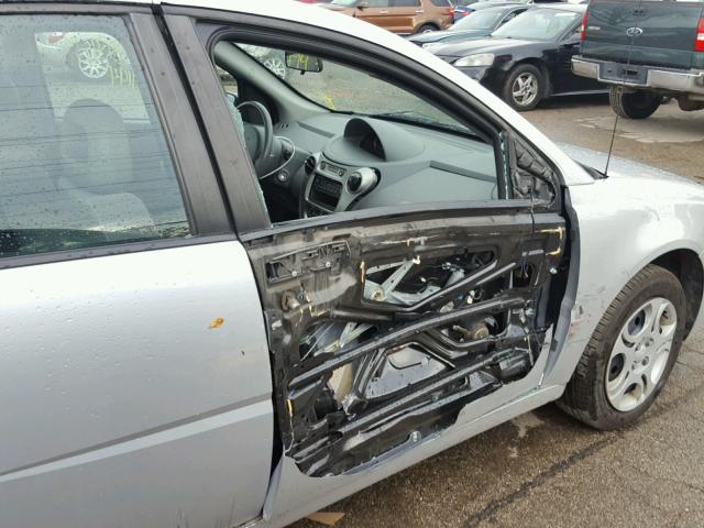 1G8AJ52F44Z221886 - 2004 SATURN ION LEVEL SILVER photo 9