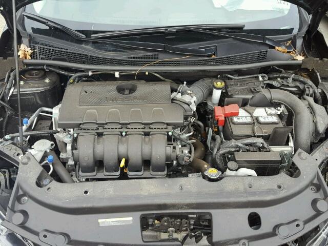 3N1AB7AP8HL648237 - 2017 NISSAN SENTRA S BLACK photo 7