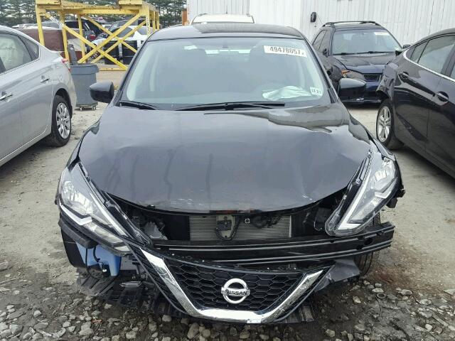 3N1AB7AP8HL648237 - 2017 NISSAN SENTRA S BLACK photo 9