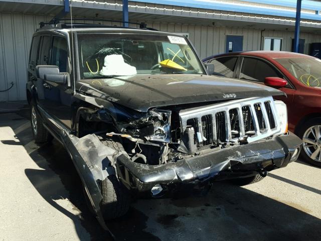 1J8HG58297C646009 - 2007 JEEP COMMANDER BLACK photo 1