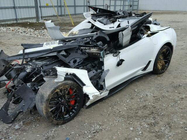 1G1YT2D64G5603818 - 2016 CHEVROLET CORVETTE 3 WHITE photo 10